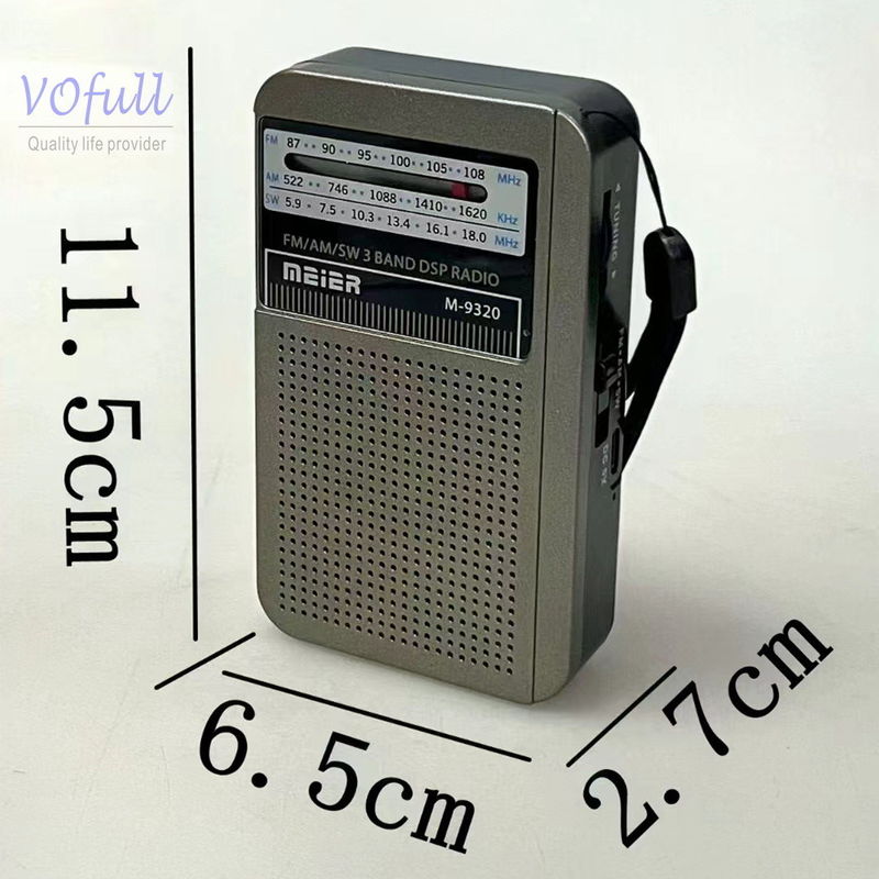 Rechargeable Battery Pack FM Radio The Perfect Addition to Your Coffee/Wooden Collection