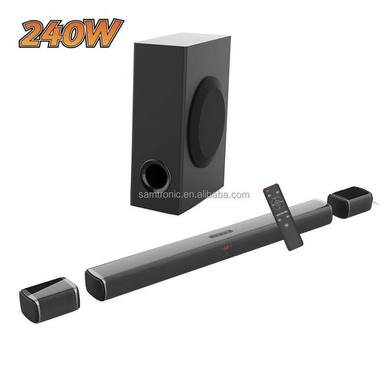 ABS Bluetooth Wireless Soundbar 2.0 Channels For TV Laptop Smartphone