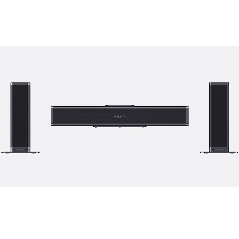 ABS Material Wireless Bluetooth Soundbar with Audio input BT/ USB/ Hdmi-arc3.5MM/ OPTICAL 2.0 Channels