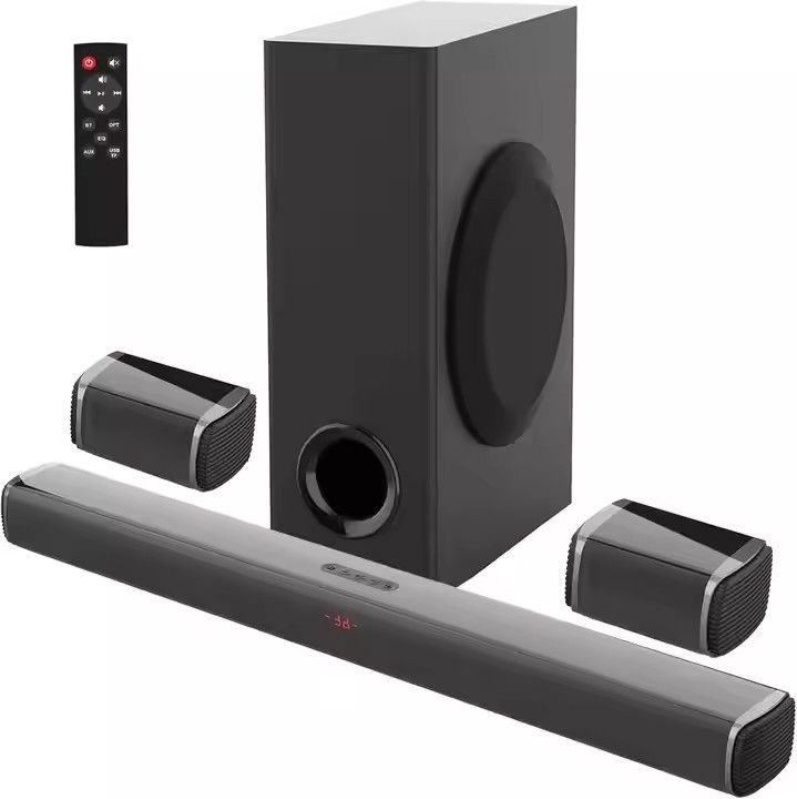 60W Wireless Bluetooth Soundbar ABS Material BT/ USB/ Hdmi-arc3.5MM/ OPTICAL Audio Input