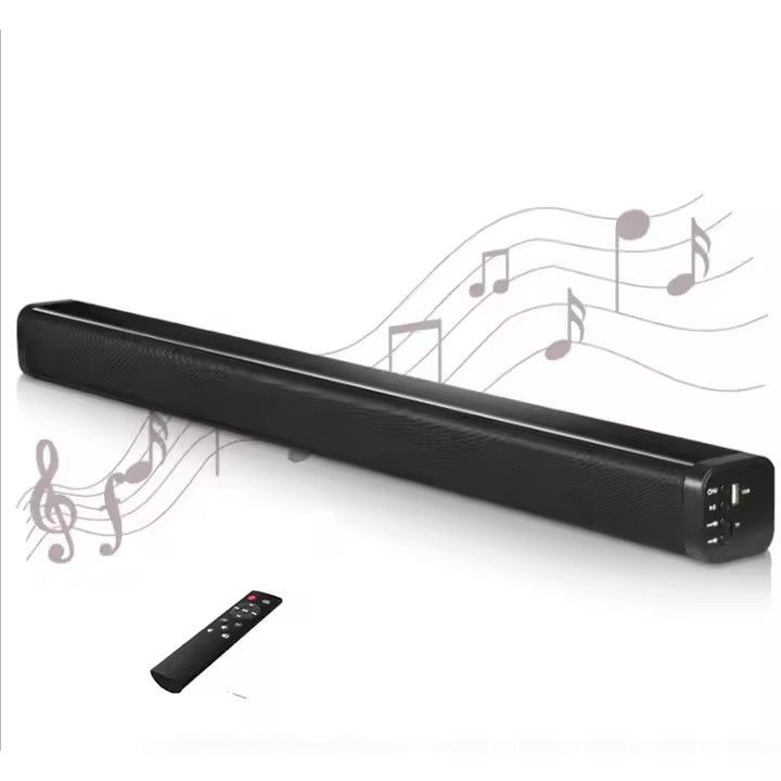 60W Output Power Wireless Bluetooth Soundbar with 4 Speakers BT/ USB/ Hdmi-arc3.5MM/ OPTICAL Audio Input