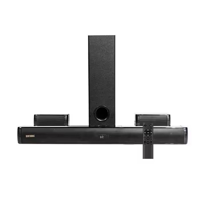 ABS Wireless Bluetooth Soundbar With Audio Input BT/ USB/ Hdmi-arc3.5MM/ OPTICAL Sleek And Stylish Design