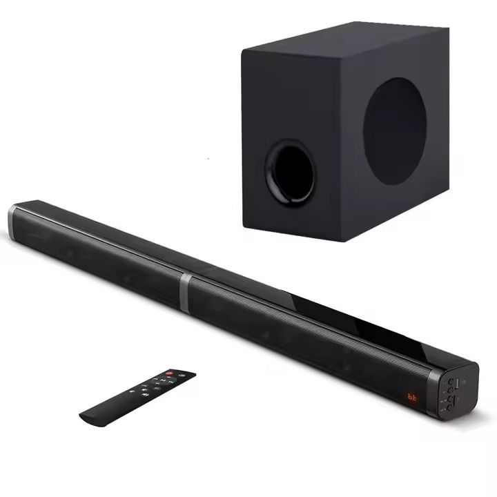 Wireless Bluetooth Soundbar For TV 2.0 Channels 4 Speakers BT/ USB/ Hdmi-arc3.5MM/ OPTICAL