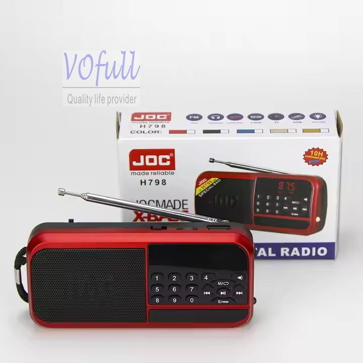 Best AM FM Portable Pocket Radio , Built-In Speaker Bluetooth Mp3 Player With FM Radio