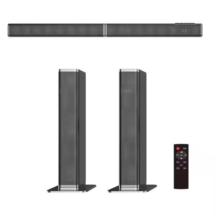 ABS 60W Output Power Wireless Bluetooth Soundbar with 4 Speakers and BT/ USB/ Hdmi-arc3.5MM/ OPTICAL Audio Input