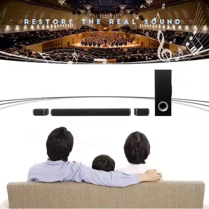 2.0 Channels Wireless Bluetooth Soundbar ABS Material for Exceptional Audio Performance