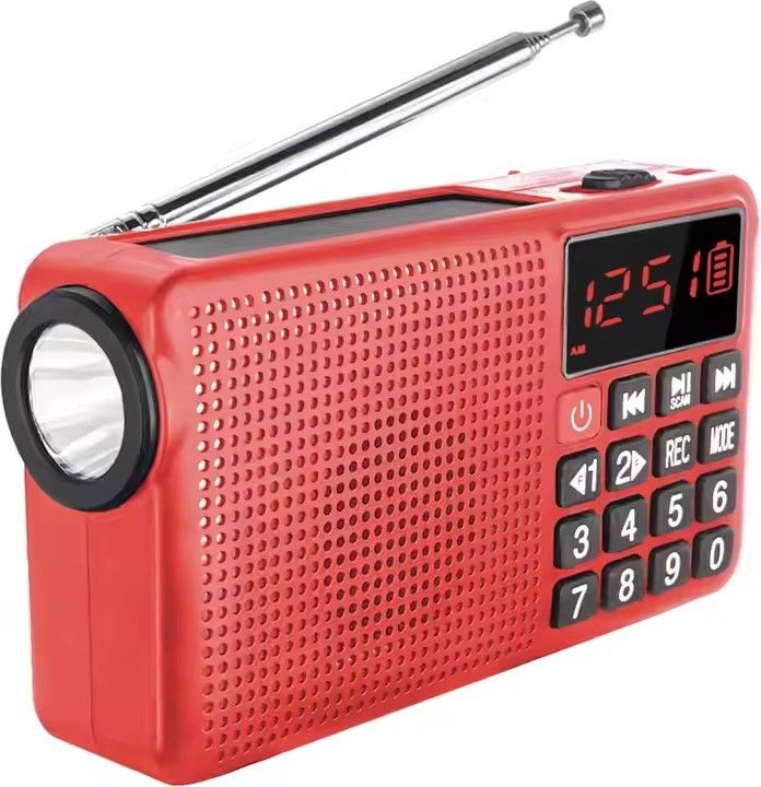 2000mhA Battery Emergency Radio Solar and Hand Crank Power Source for Emergency Communication